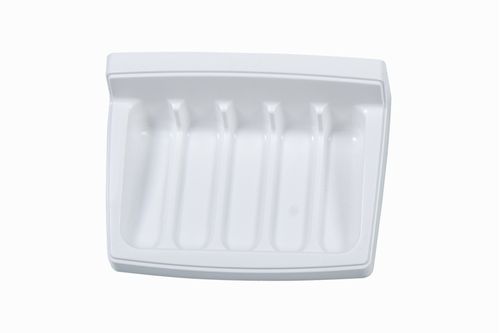 Saboneteira Astra Grande Plástica Branca