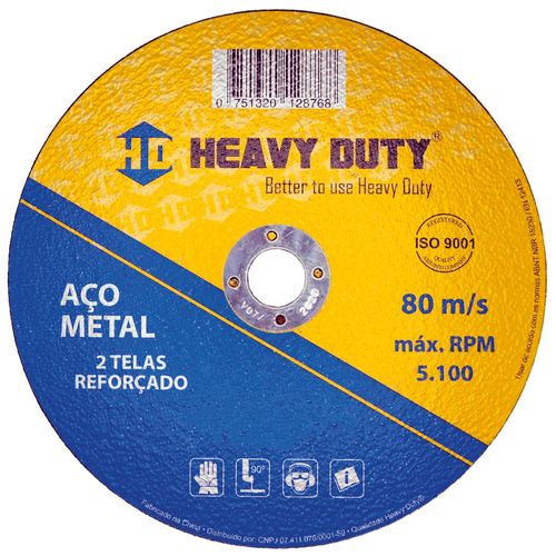 Disco de Corte Ferro 230X3,0X22,0 Heavy Duty