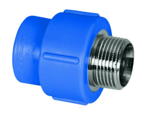 Adaptador PPR Azul 50x1.1/2 Macho Transição Industrial Amanco