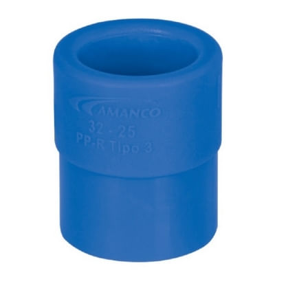 Bucha PPR Azul 63x40 Macho Fêmea Industrial Amanco