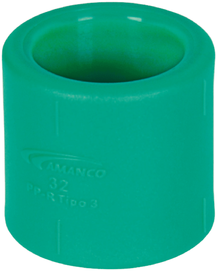 Luva PPR Simples 63" F/F Amanco