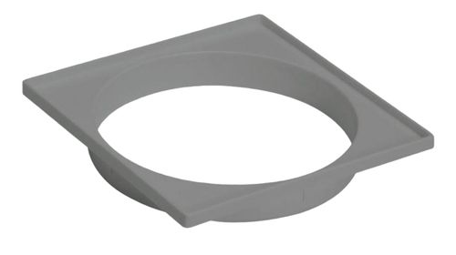 Porta Grelha Quadrada Cinza 100mm Amanco