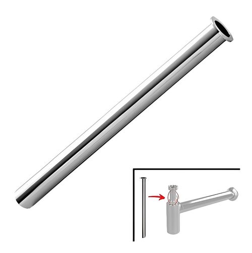 Tubo Prolongador Sifão Latão 22x300mm Blukit