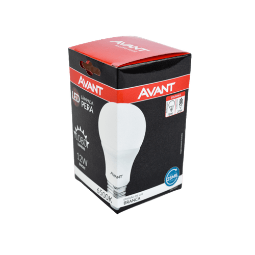 Kit 20 Lâmpada Led Bulbo 12W 6500W Avant