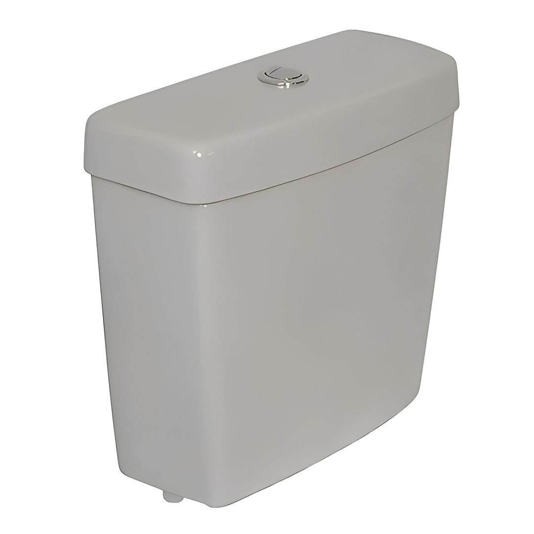 Caixa Acoplada Branca Lirio Dalia Dual Flush - Acquafort