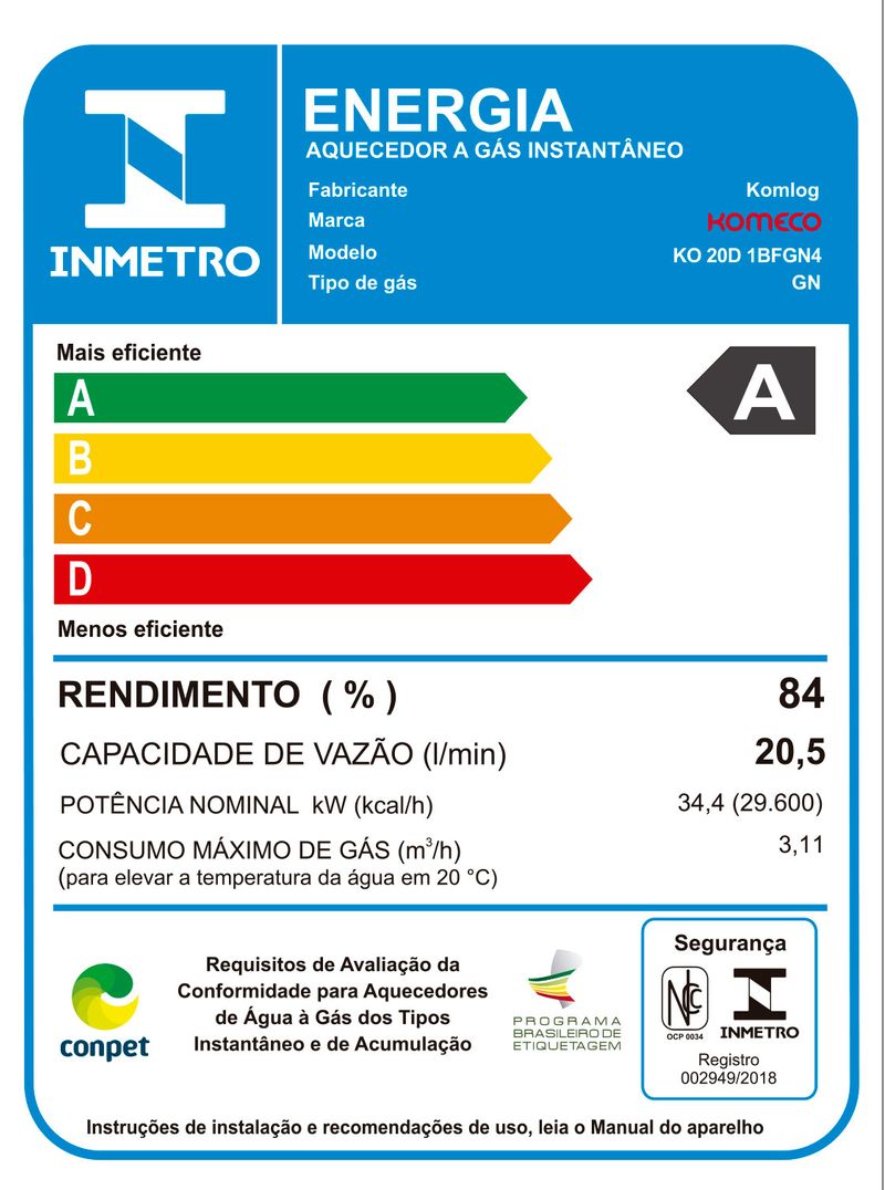 Aquecedor-de-Agua-A-Gas-KO-20Di-GLP-Inox-Komeco2