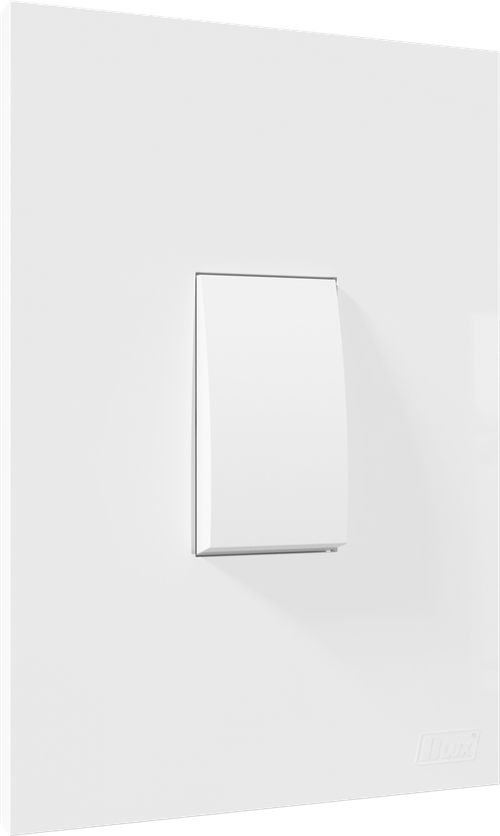 Conjunto Recta Branca 2X4 1 TC Paralelo Vertical Gloss B-Lux