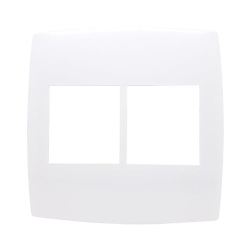 Placa Home Branca 4X4 2+2 c/Suporte B-Lux