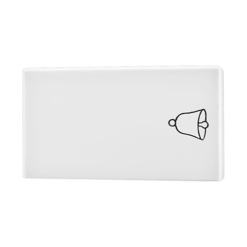 Modulo Recta Branco 1 TC Campainha Gloss/Satin B-Lux