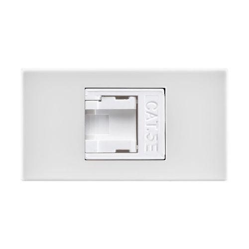 Modulo Home Branco 1 Tomada RJ45 CAT 5E B-Lux