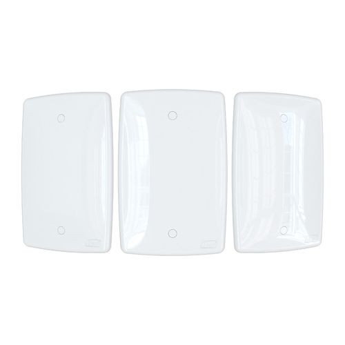 Placa Finesse+ Branco 2X4 Cega B-Lux