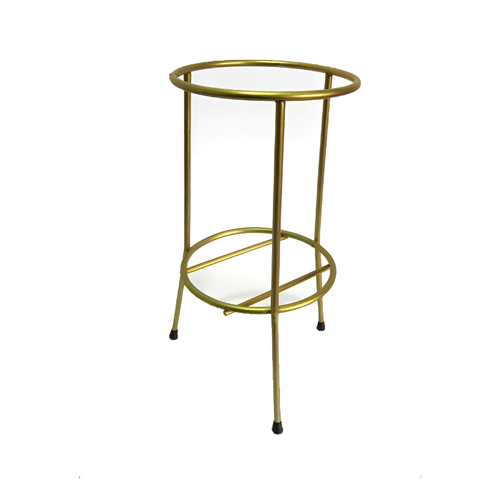 Suporte para Extintor Tripe para P4 / P6 Dourado BRAVUS